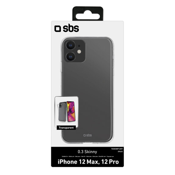 Тънък калъф за iPhone 12 & 12 Pro, Прозрачен, Transparent