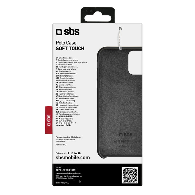 Калъф Polo One за iPhone 12 & 12 Pro, Черно, Black