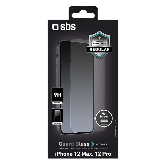 Закалено стъкло за iPhone 12 и 12 Pro, Прозрачен, Transparent