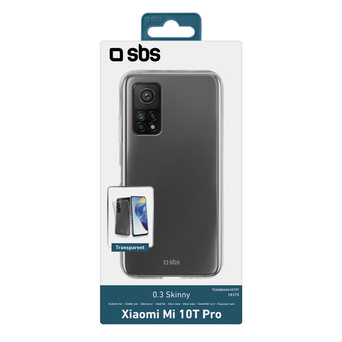 Тънък калъф за Xiaomi Mi 10T Pro, Прозрачен, Transparent