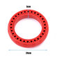 Издръжлива напълно безкамерна гума (Type 1) за Xiaomi Mi Electric Scooter 1S, 2 M365, Essential, Pro, Pro 2, червен, Red