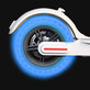 Издръжлива напълно безкамерна гума за Xiaomi Mi Electric Scooter 1S, 2 M365, Essential, Pro, Pro 2, флуоресцентно син, Blue Fluorescent