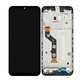 дисплей за Motorola Moto G9 Play, Тъчскрийн и рамка, 5D68C17397, черен, Black, Genuine Service Pack