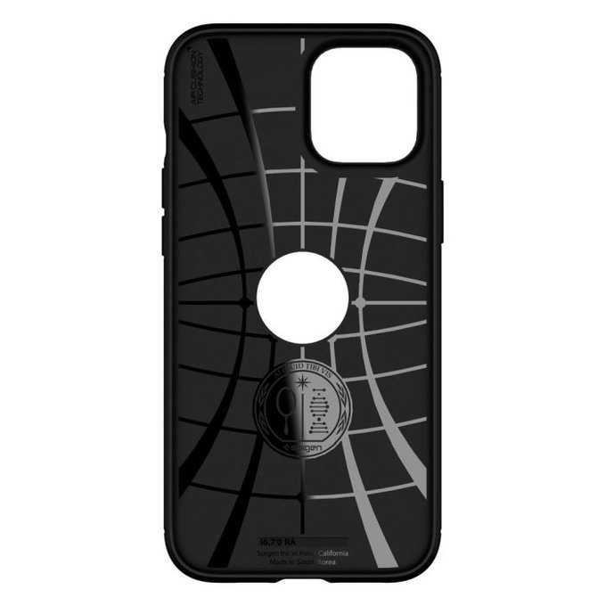 Калъф Rugged Armor за iPhone 12 & 12 Pro, Черно, Black