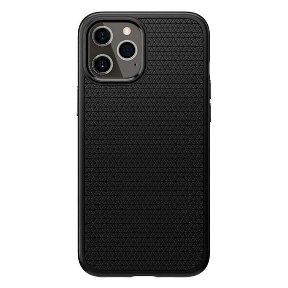 Калъф Liquid Air за iPhone 12 & 12 Pro, Черно, Black