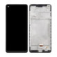 дисплей за Samsung A21s A217F, Тъчскрийн и рамка, черен, Black, TFT