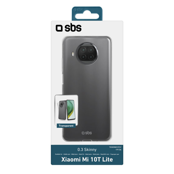 Тънък калъф за Xiaomi Mi 10T Lite 5G, Прозрачен, Transparent