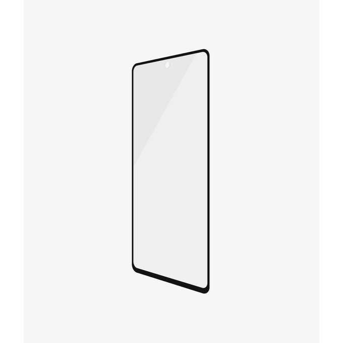 Закалено стъкло съвместимо с калъф AB за Samsung A72, Черно, Black