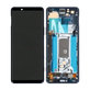 дисплей за Sony Xperia 5 II, Тъчскрийн и рамка, A5024934A, син, Blue, Genuine Service Pack
