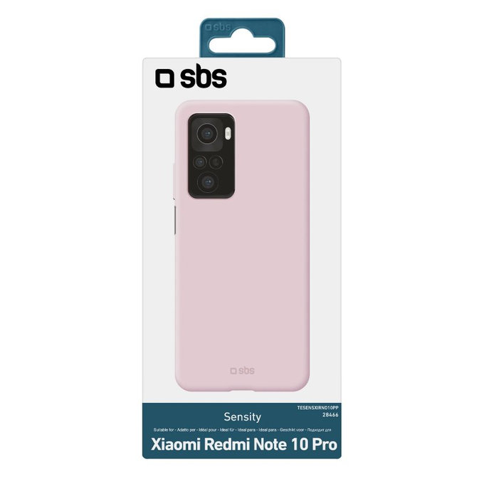 Калъф Sensity за Xiaomi Червено, Redmi Note 10 Pro, Розово, Pink