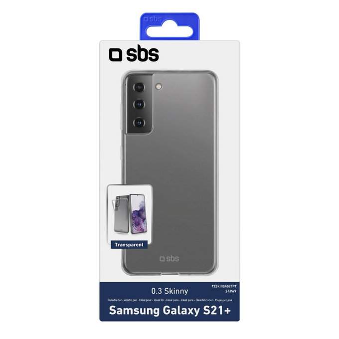 Тънък калъф за Samsung S21+, Прозрачен, Transparent