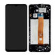 дисплей за Samsung A12 A125F, A022F, Тъчскрийн и рамка, GH82-24490A, GH82-24491A, черен, Black, Genuine Service Pack