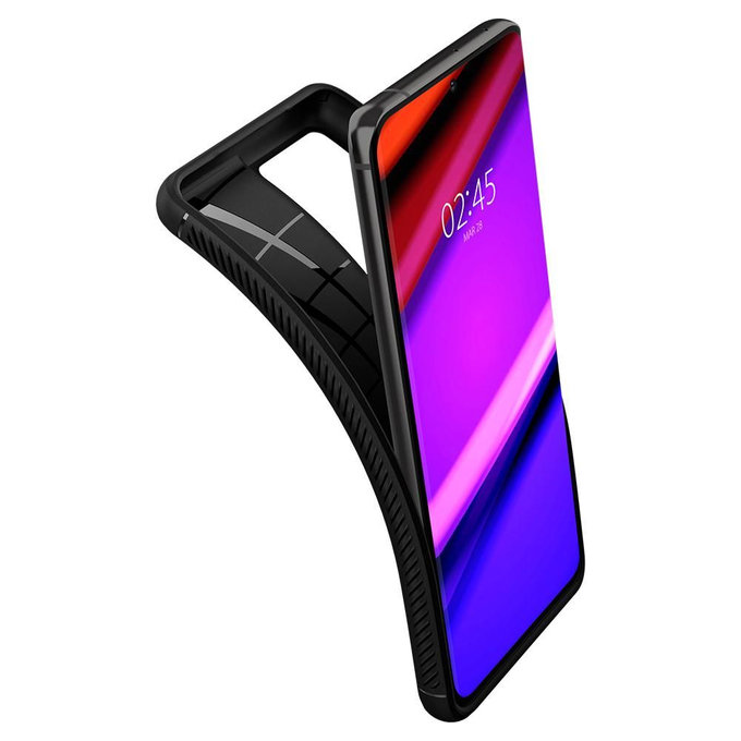 Калъф Rugged Armor за Samsung S21 Ultra, Черно, Black