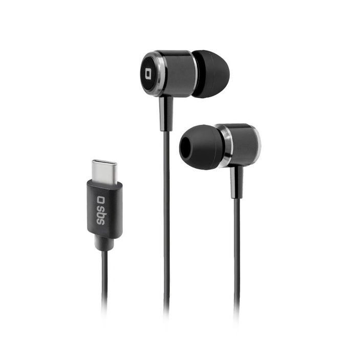 Слушалки Studio Mix 100C с микрофон, USB-C, Черно, Black, SBS