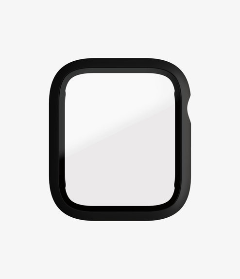 Закалено стъкло Full Body AB за Apple Watch 4, 5, 6, SE (1st gen) и SE (2nd gen) 44mm, Черно, Black, PanzerGlass