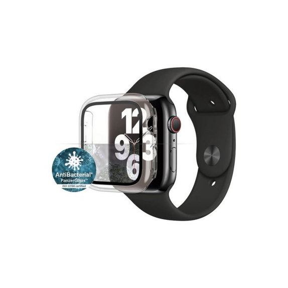 Закалено стъкло Full Body AB за Apple Watch 4, 5, 6, SE (1st gen) и SE (2nd gen) 40mm, Прозрачен, Transparent, PanzerGlass