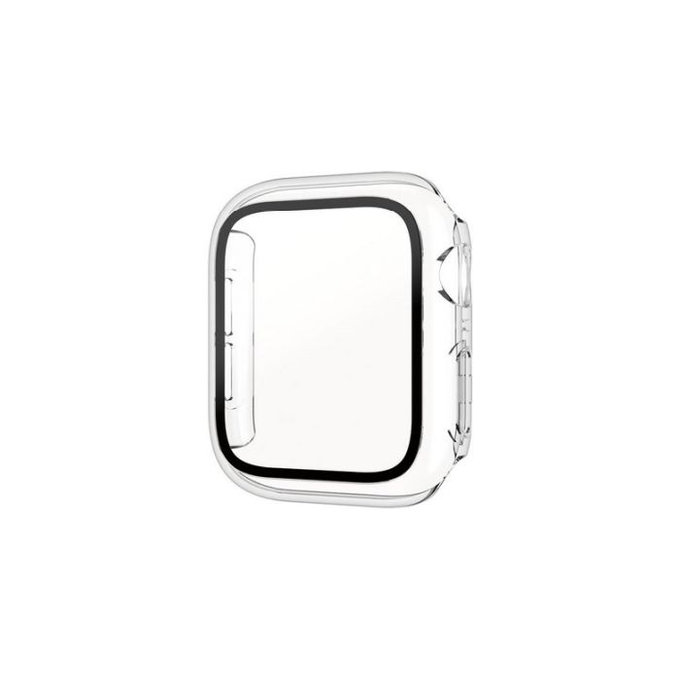 Закалено стъкло Full Body AB за Apple Watch 4, 5, 6, SE (1st gen) и SE (2nd gen) 44mm, Прозрачен, Transparent, PanzerGlass