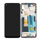 дисплей за OnePlus Nord N10 5G, Тъчскрийн и рамка, Midnight Ice, 2011100239, Genuine Service Pack