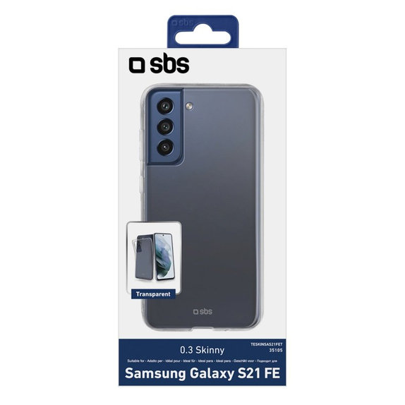 Тънък калъф за Samsung S21 FE, Прозрачен, Transparent