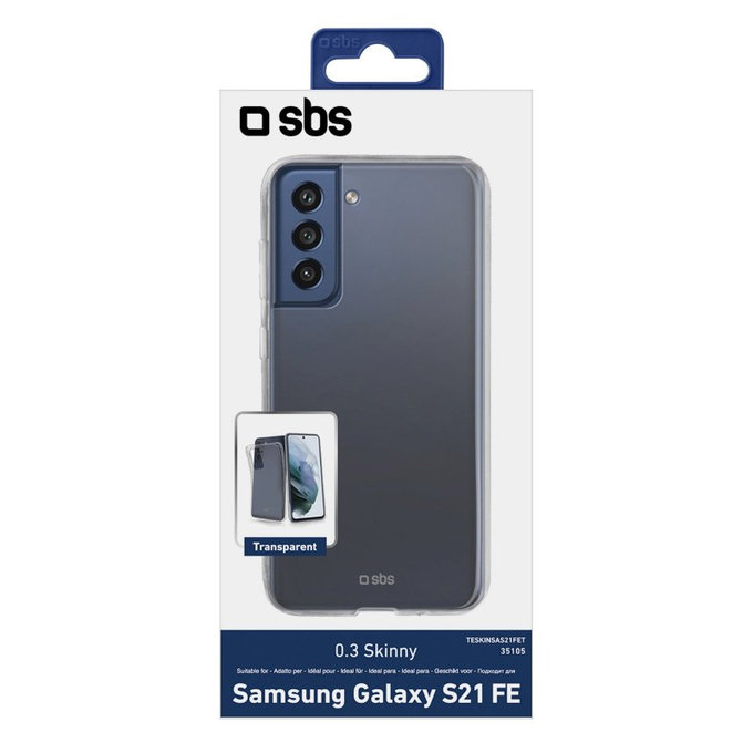 Тънък калъф за Samsung S21 FE, Прозрачен, Transparent