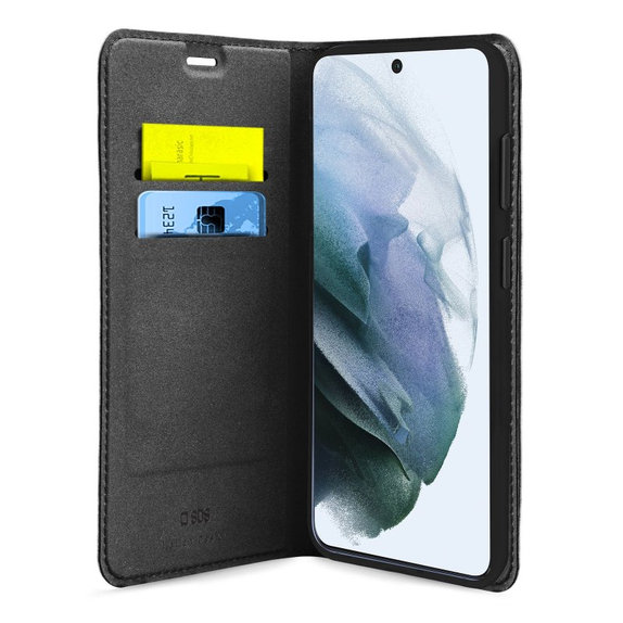 Калъф Book Wallet Lite за Samsung S21 FE, Черно, Black