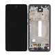 дисплей за Samsung A52 A525F, A526B, Тъчскрийн и рамка, GH82-25524A, GH82-25526A, GH82-25754A, GH82-25602A, Awesome Black, Genuine Service Pack
