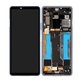 дисплей за Sony Xperia 10 III, Тъчскрийн и рамка, A5034094A, Blue, Genuine Service Pack