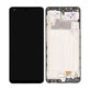 дисплей за Samsung M32 M325F, Тъчскрийн и рамка, GH82-25981A, GH82-26193A, Black, Genuine Service Pack