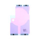 Заден калъф със малки части за iPhone 12 Pro Max, Сребро, Silver