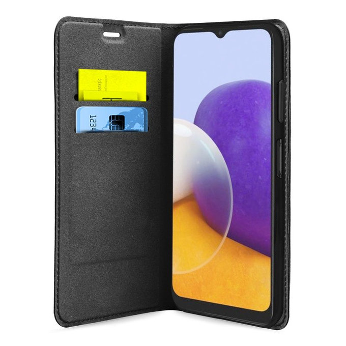 Калъф Book Wallet Lite за Samsung A22 5G, Черно, Black