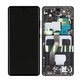дисплей за Samsung S21 Ultra G998B, Тъчскрийн и рамка, GH82-26035A, GH82-26036A, Phantom Black, Genuine Service Pack