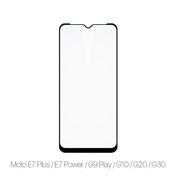 Закалено стъкло с пълно покритие за Motorola Moto E7 Plus, E7 Power, G9 Play, G10, G20 и G30