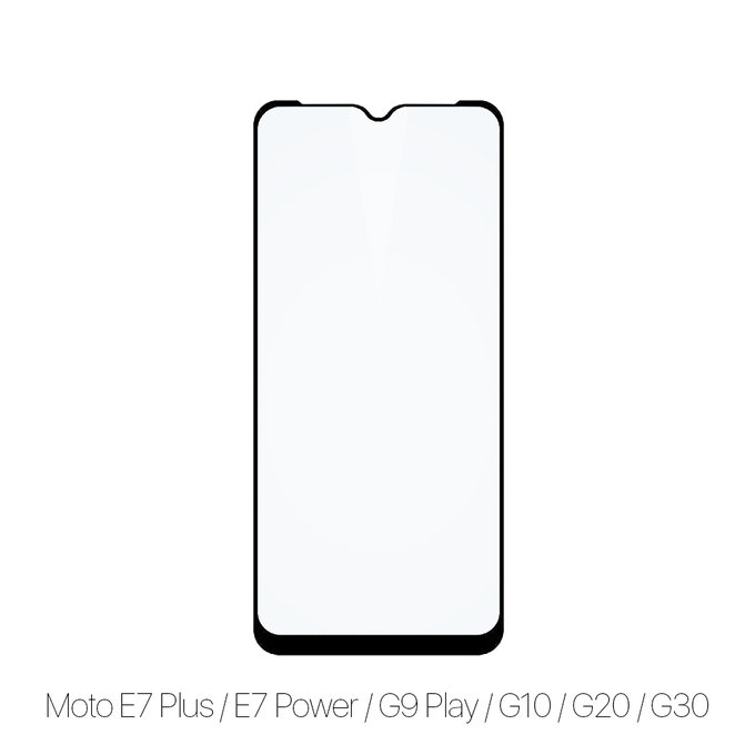 Закалено стъкло с пълно покритие за Motorola Moto E7 Plus, E7 Power, G9 Play, G10, G20 и G30