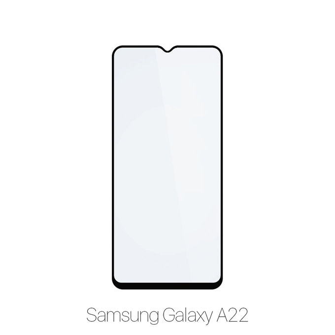 Закалено стъкло с пълно покритие за Samsung A22