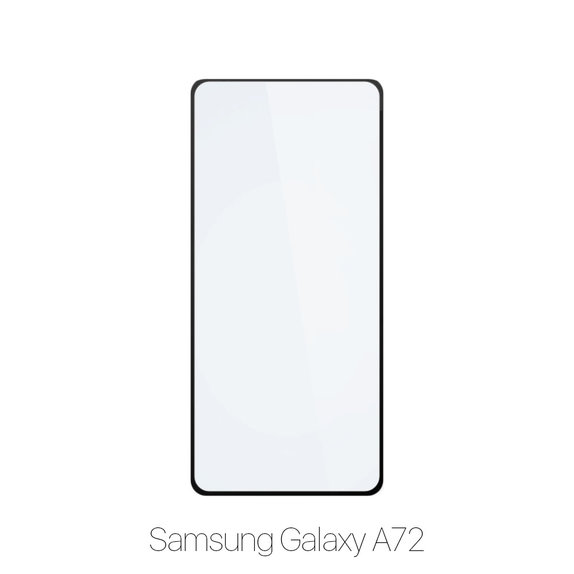 Закалено стъкло с пълно покритие за Samsung A72
