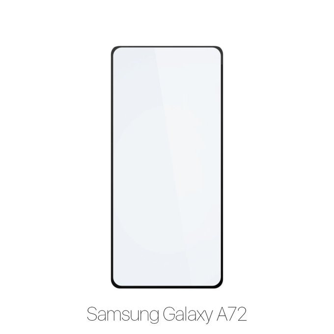 Закалено стъкло с пълно покритие за Samsung A72