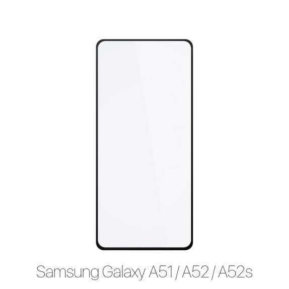Закалено стъкло с пълно покритие за Samsung A51, A52 и A52s
