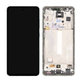 дисплей за Samsung A52s 5G A528B, Тъчскрийн и рамка, GH82-26861E, GH82-26863E, GH82-26910E, GH82-26909E, Awesome Mint, Genuine Service Pack