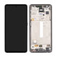 дисплей за Samsung A52s 5G A528B, Тъчскрийн и рамка, GH82-26861A, GH82-26863A, GH82-26910A, GH82-26909A, Awesome Black, Genuine Service Pack