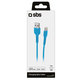 Кабел Lightning / USB, 1m, Синьо, Blue, SBS
