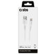Кабел Lightning / USB, 2m, Бял, White, SBS