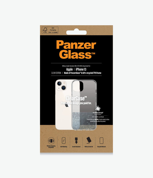 Калъф ClearCase AB за iPhone 13, Прозрачен, Transparent
