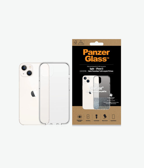 Калъф ClearCase AB за iPhone 13, Прозрачен, Transparent