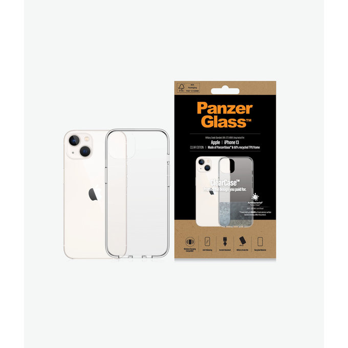 Калъф ClearCase AB за iPhone 13, Прозрачен, Transparent