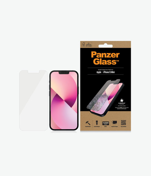 Закалено стъкло стандартно AB за iPhone 13 mini, Прозрачен, Transparent