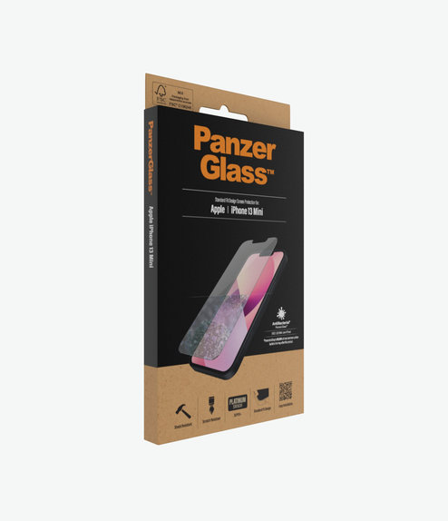 Закалено стъкло стандартно AB за iPhone 13 mini, Прозрачен, Transparent