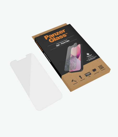 Закалено стъкло стандартно AB за iPhone 13 mini, Прозрачен, Transparent