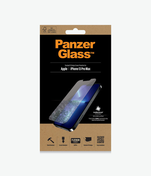 Закалено стъкло стандартно AB за iPhone 13 Pro Max и 14 Plus, Прозрачен, Transparent