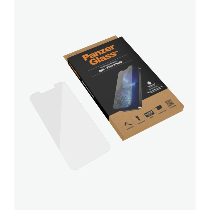 Закалено стъкло стандартно AB за iPhone 13 Pro Max и 14 Plus, Прозрачен, Transparent