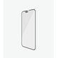 Закалено стъкло съвместимо с калъф и плъзгач за камерата AB за iPhone 13 mini, Черно, Black
